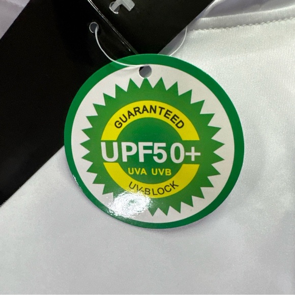 NWT Mens Midubi Exercise Shirt With Sun Protection Long Sleeve Quick White 2XL - Picture 8 of 11